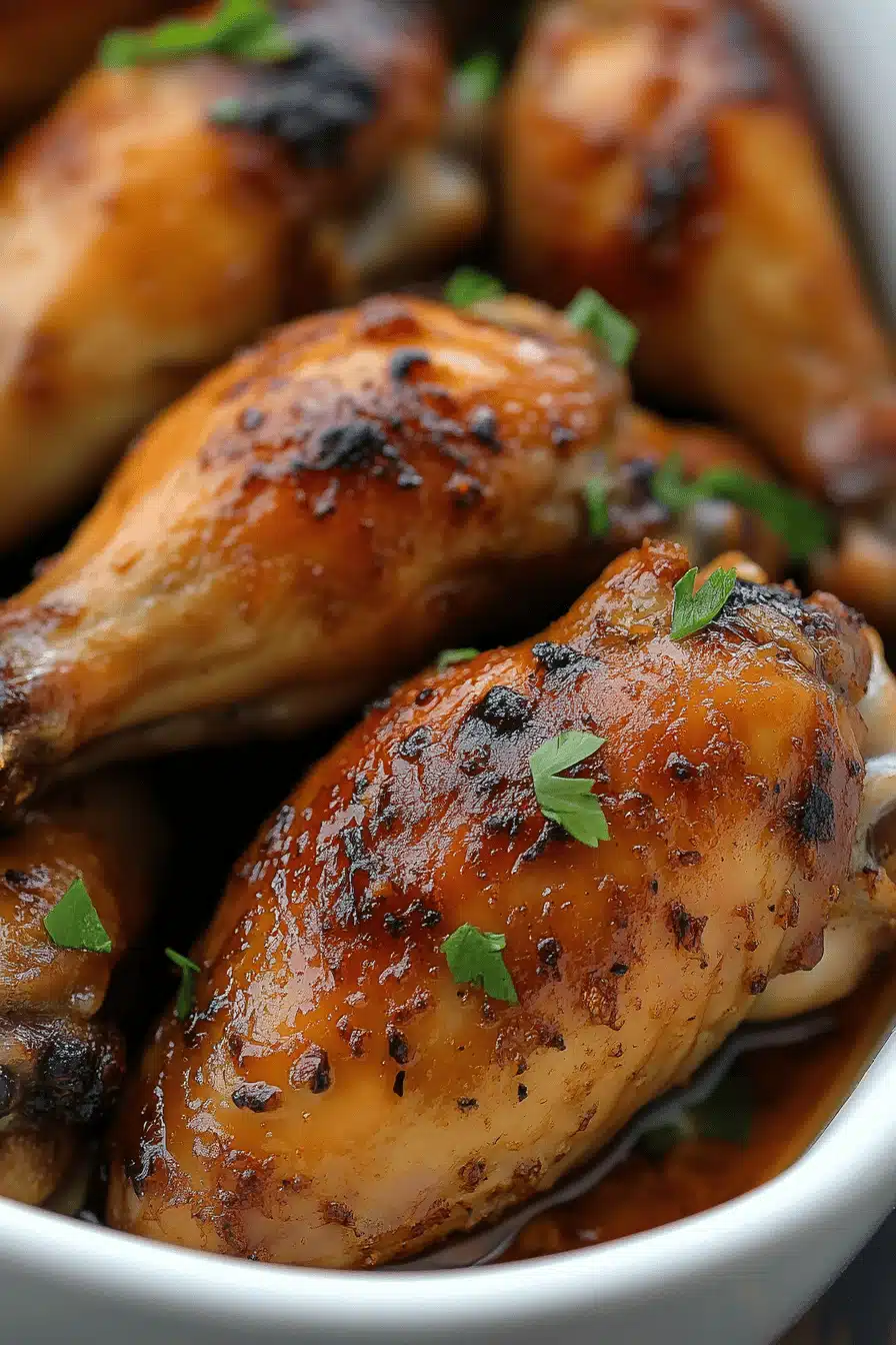 Baked Turkey Wings ingredients organized and measured on kitchen counter