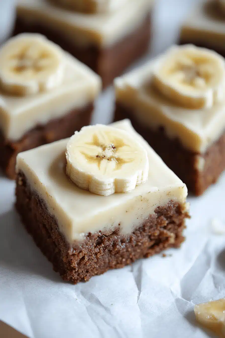 Banana Bread Brownies ingredients organized and measured on kitchen counter