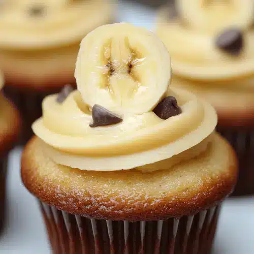 Banana Chocolate Chip Cupcakes