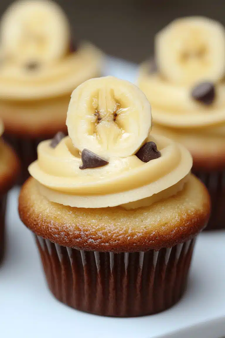 Banana Chocolate Chip Cupcakes