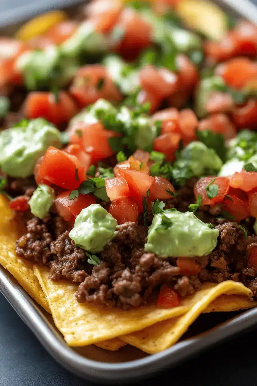 Beef Nachos Supreme
