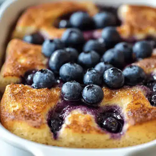 Blueberry French Toast Casserole