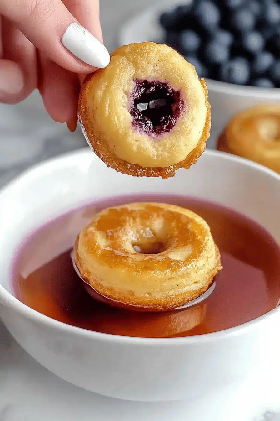 Blueberry Pancake Sausage Muffins