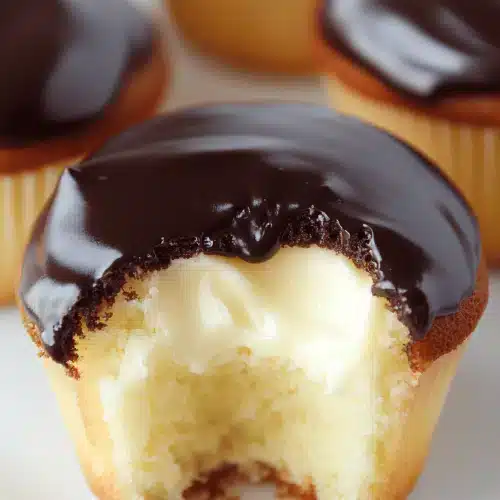 Boston Cream Cupcakes