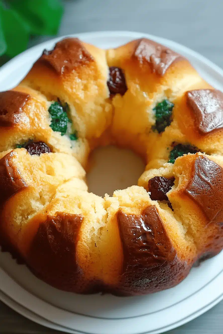 Breakfast Bundt Cake ingredients organized and measured on kitchen counter