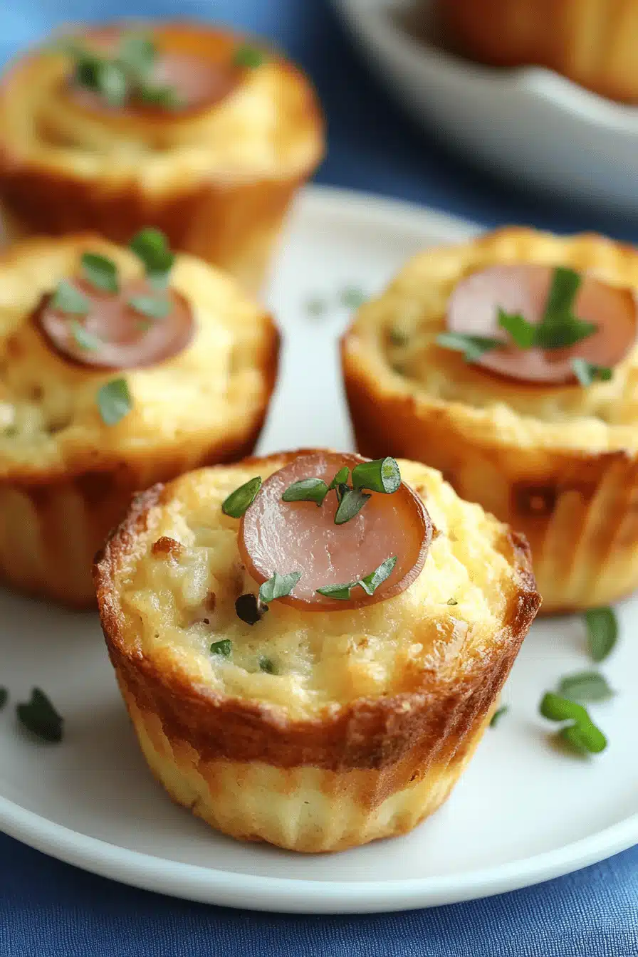 Breakfast Muffins slice on plate showing perfect texture and swirl pattern