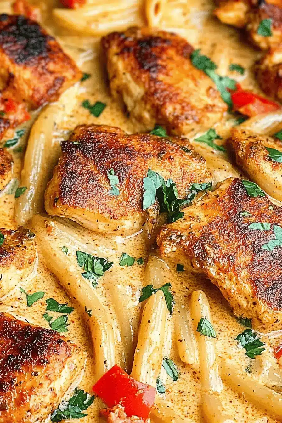 Cajun Chicken Pasta ingredients