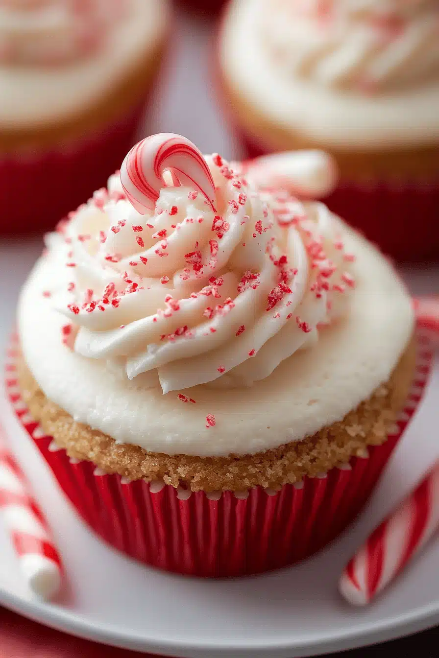 Candy Cane Cheesecake slice on plate showing perfect texture and swirl pattern