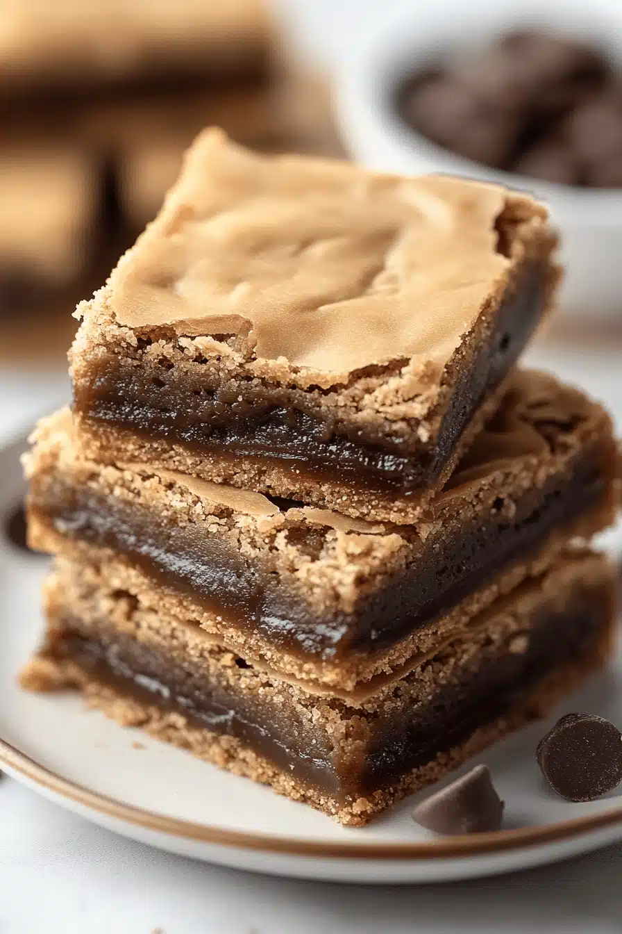 Caramel Bars Recipe ingredients organized and measured on kitchen counter