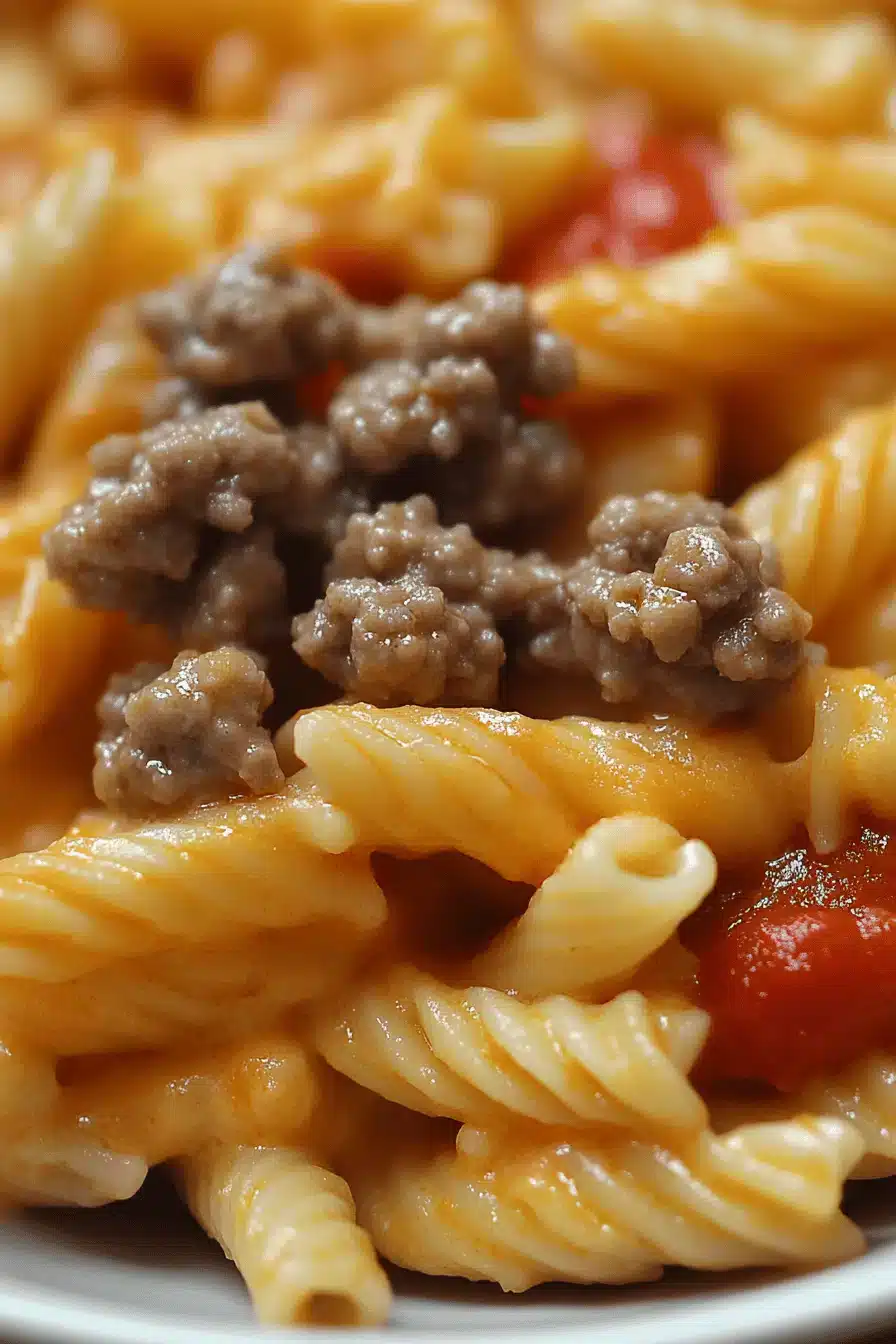 Cheeseburger Pasta