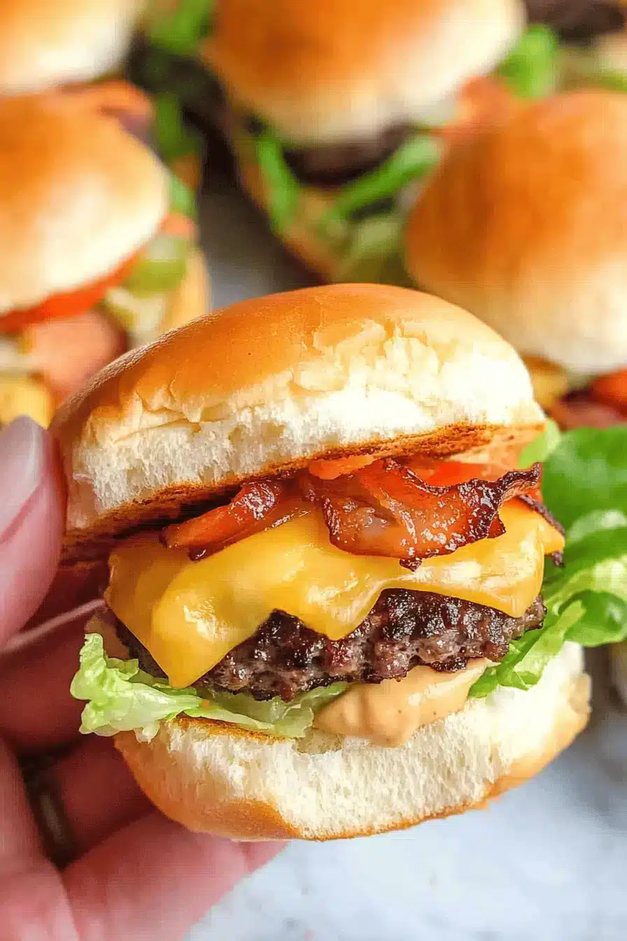 Cheeseburger Sliders Recipe ingredients