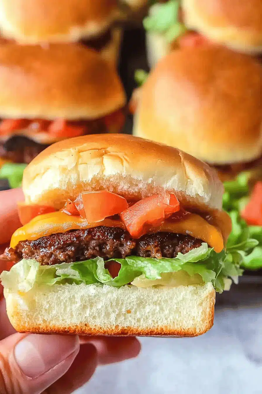 Cheeseburger Sliders Recipe