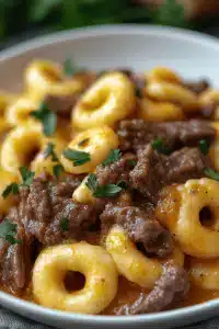 Cheesesteak Tortellini Recipe