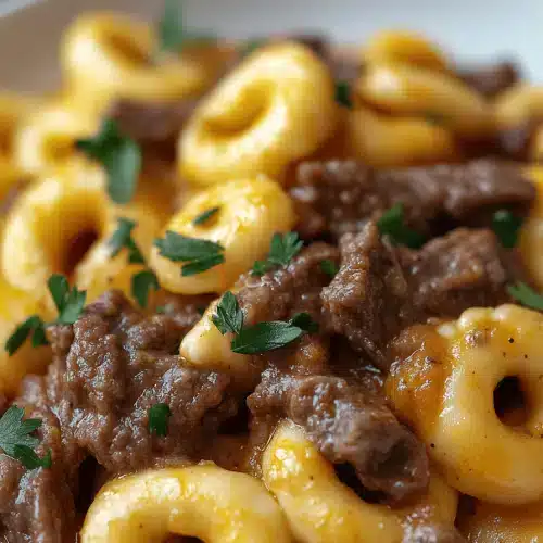 Cheesesteak Tortellini Recipe