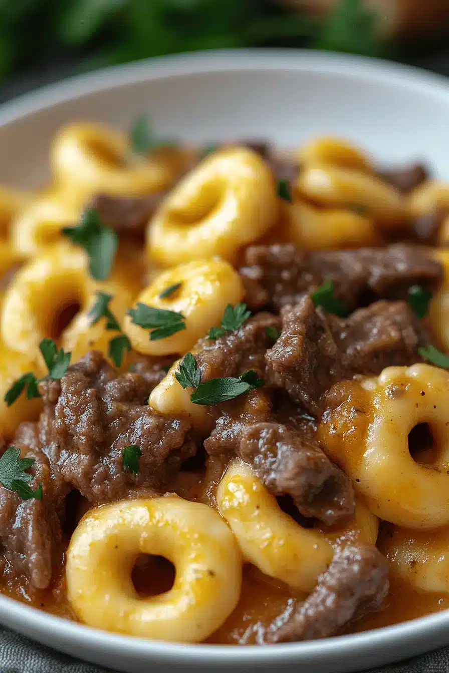 Cheesesteak Tortellini Recipe
