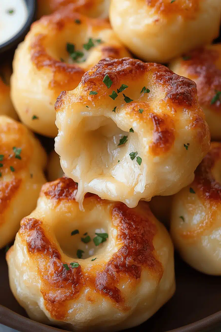 Cheesy Garlic Bites slice on plate showing perfect texture and swirl pattern