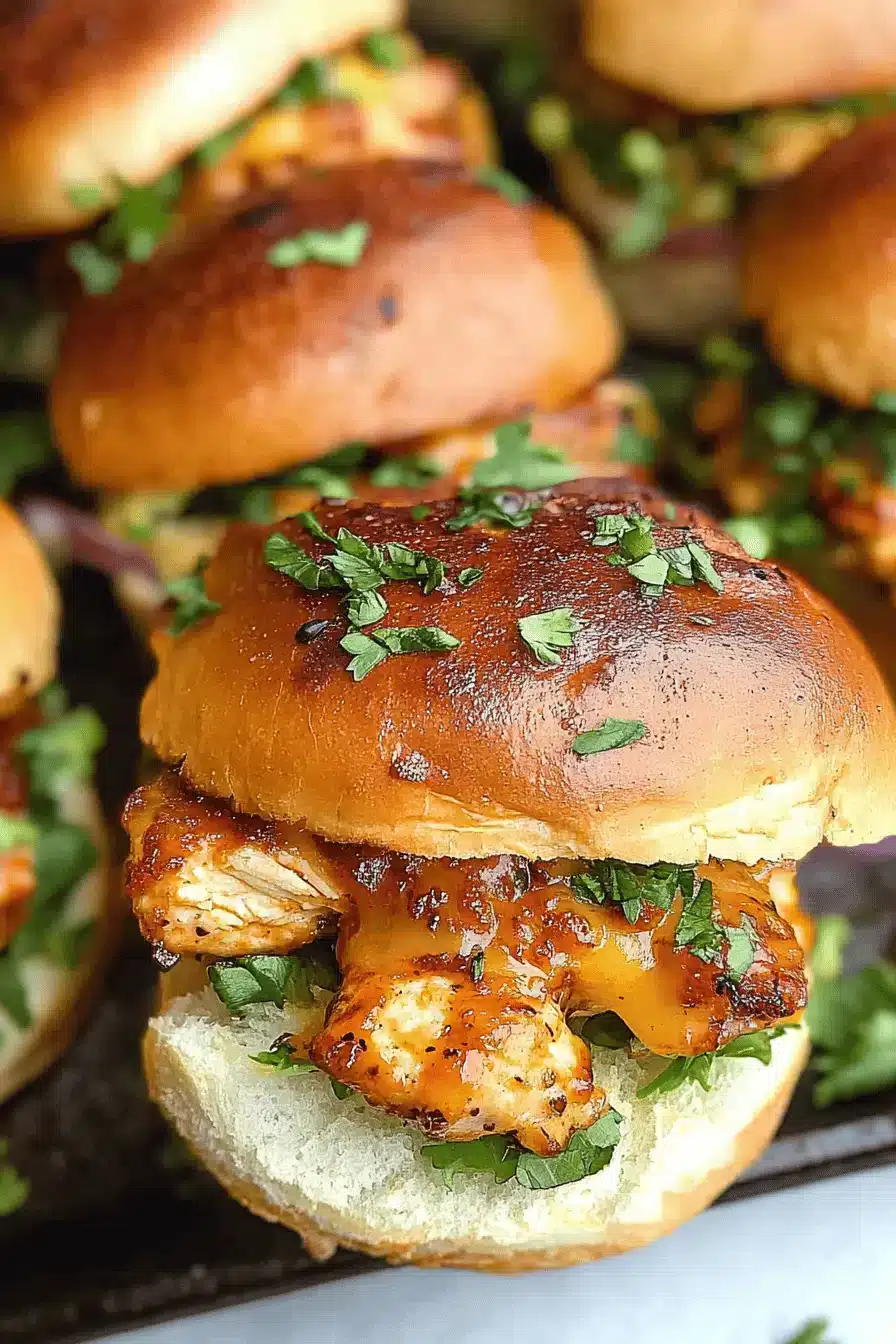 Chicken Sliders Recipe ingredients