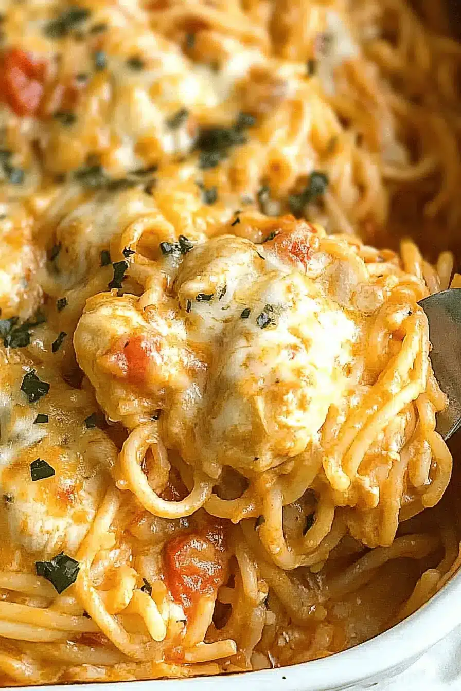 Chicken Spaghetti Rotel ingredients
