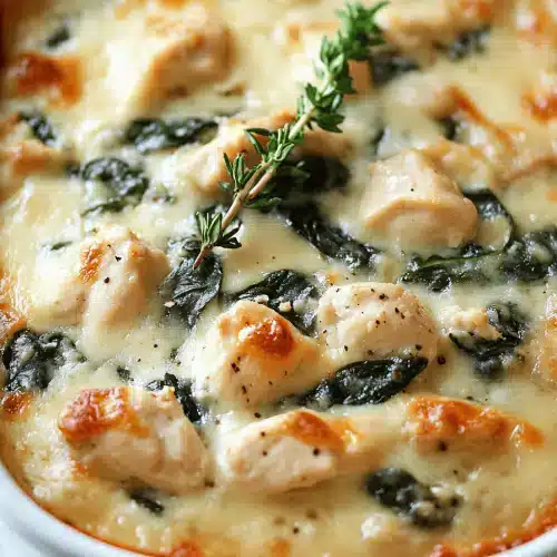 Chicken Spinach Casserole