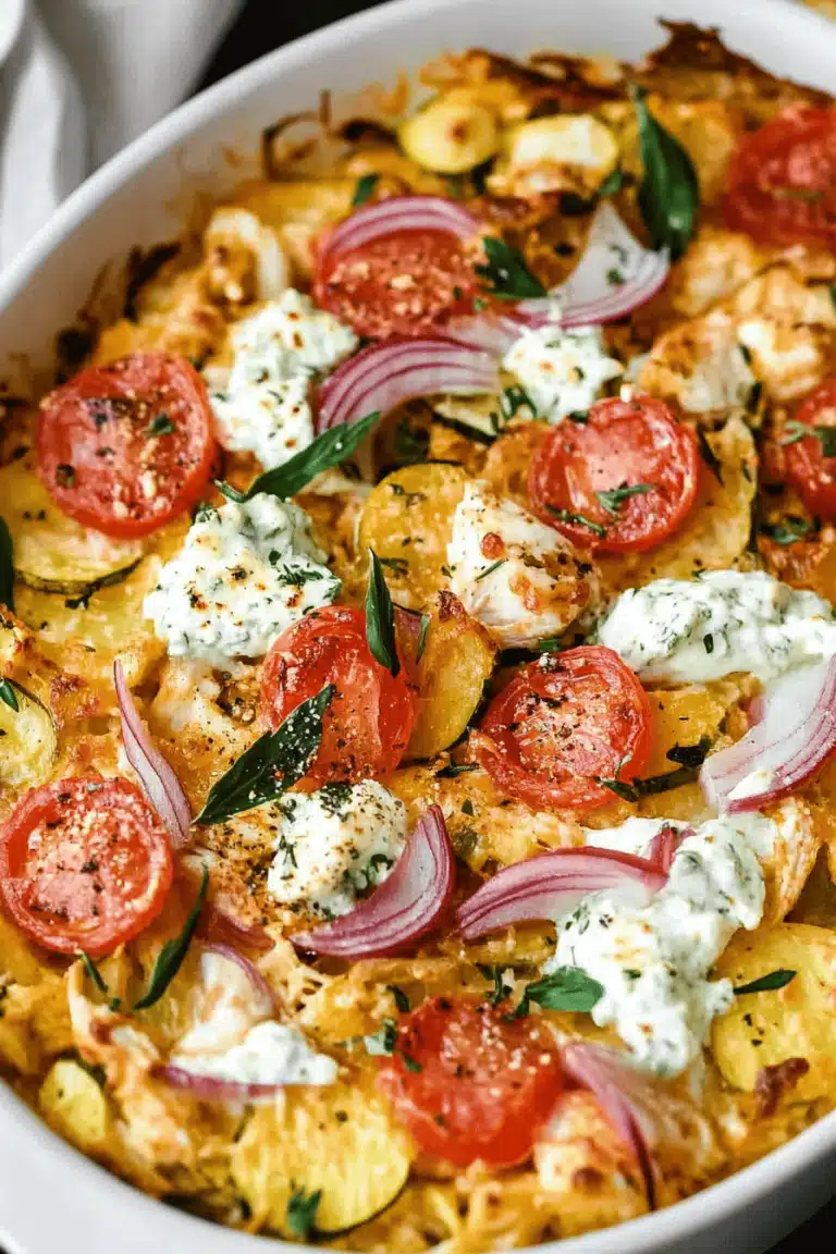 Chicken Tzatziki Casserole