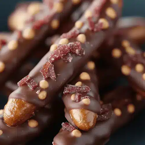 Chocolate Bacon Pretzels
