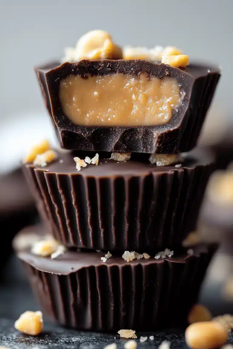 Chocolate Peanut Butter Crunch Cups