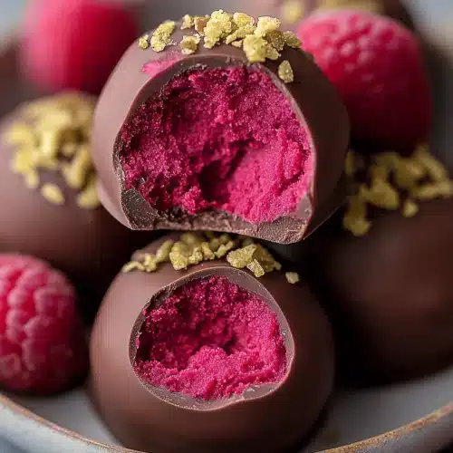 Chocolate Raspberry Truffles