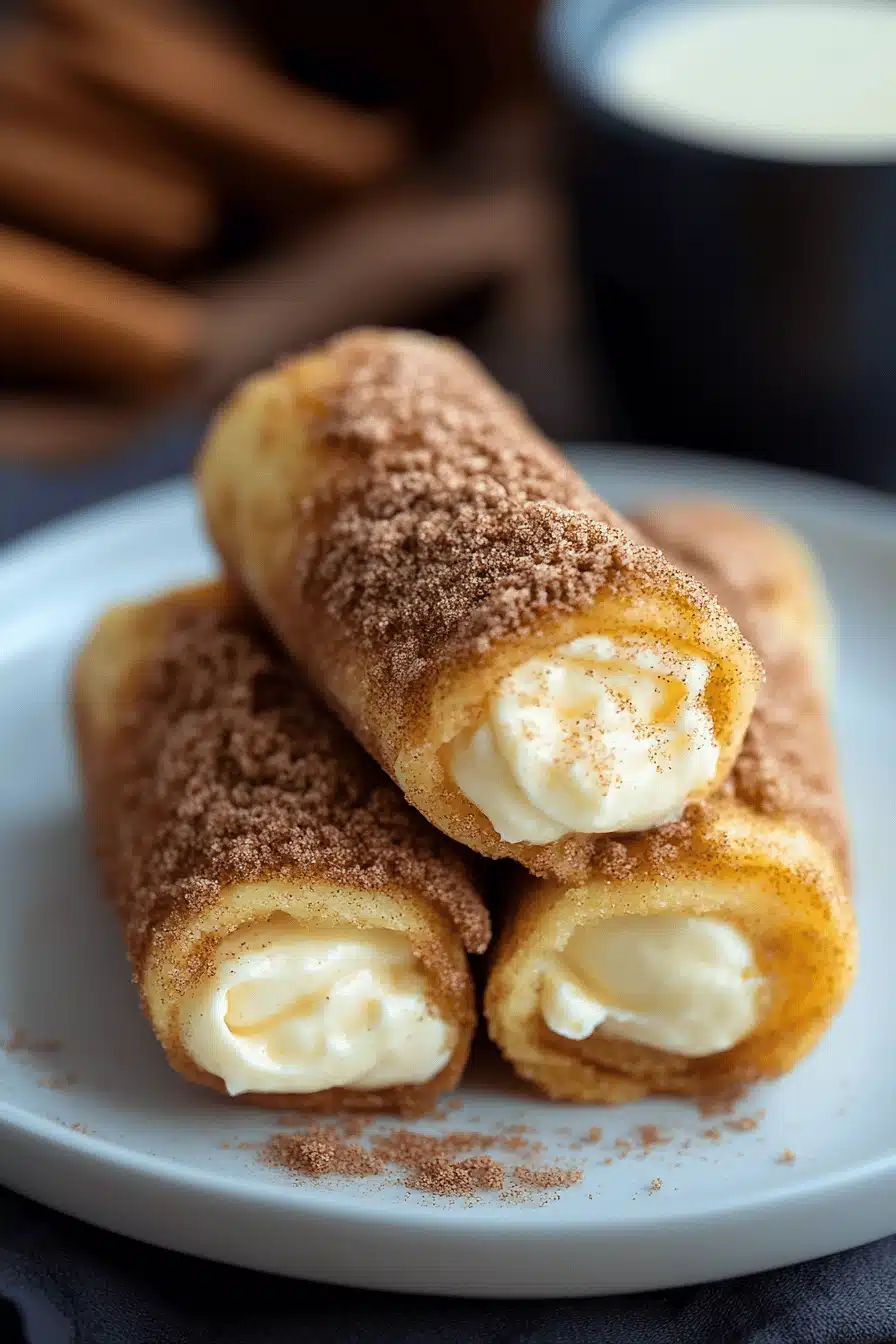 Cinnamon Cream Cheese Roll-Ups slice on plate showing perfect texture and swirl pattern