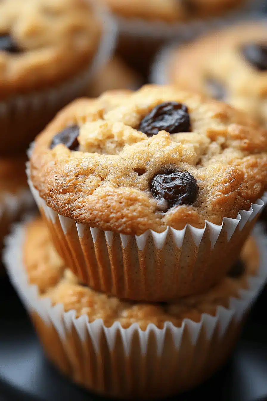 Classic Bran Muffin Recipe ingredients organized and measured on kitchen counter