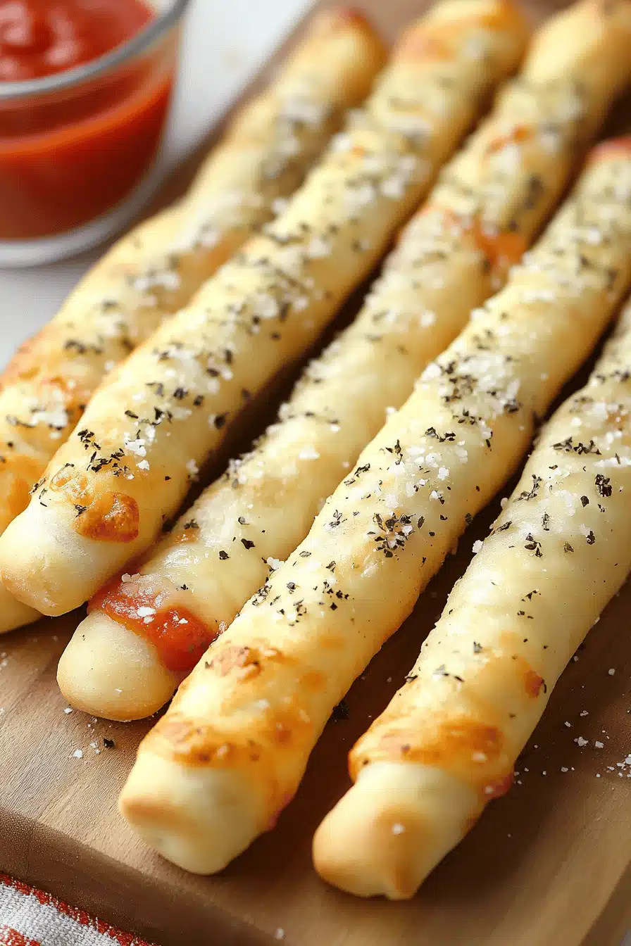 Copycat Pizza Hut Breadsticks ingredients organized and measured on kitchen counter