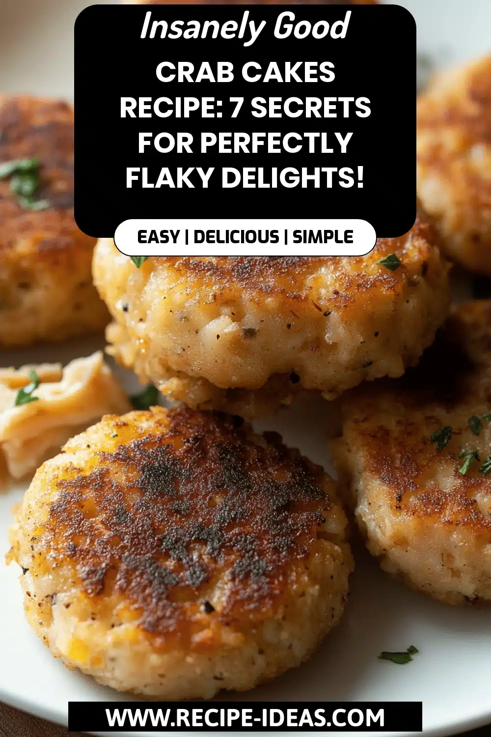 Crab Cakes Recipe final dish beautifully presented and ready to serve