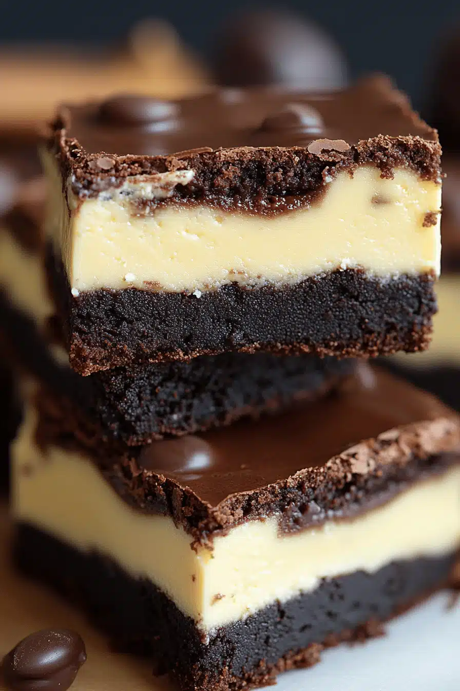 Cream Cheese Brownies Recipe ingredients organized and measured on kitchen counter