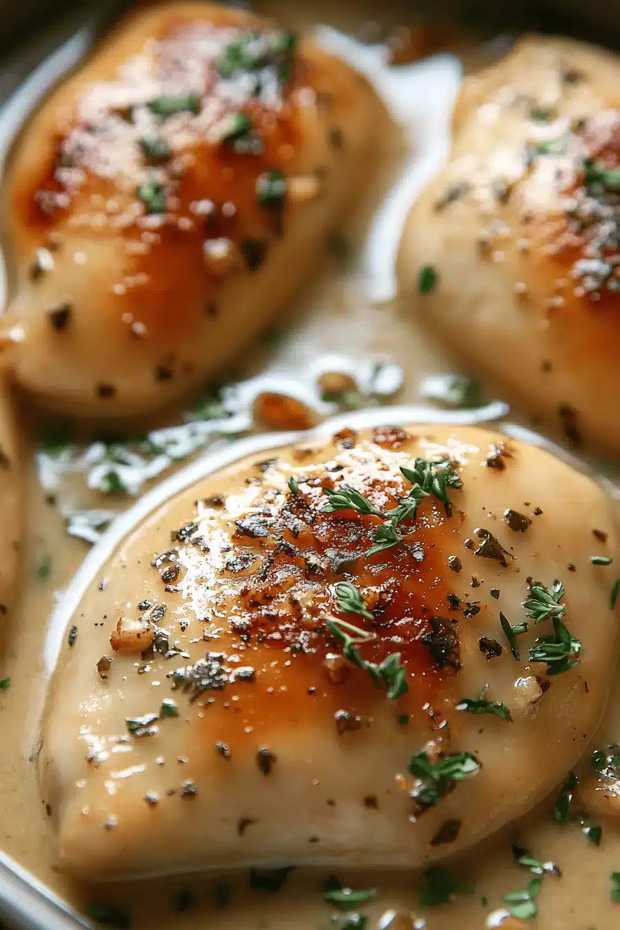 Creamy Garlic Chicken Recipe