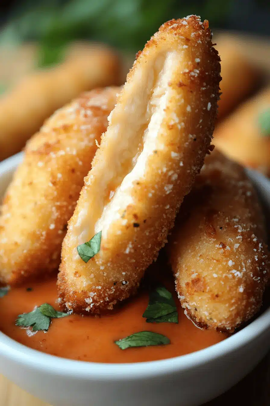 Crispy Coconut Chicken Tenders ingredients organized and measured on kitchen counter