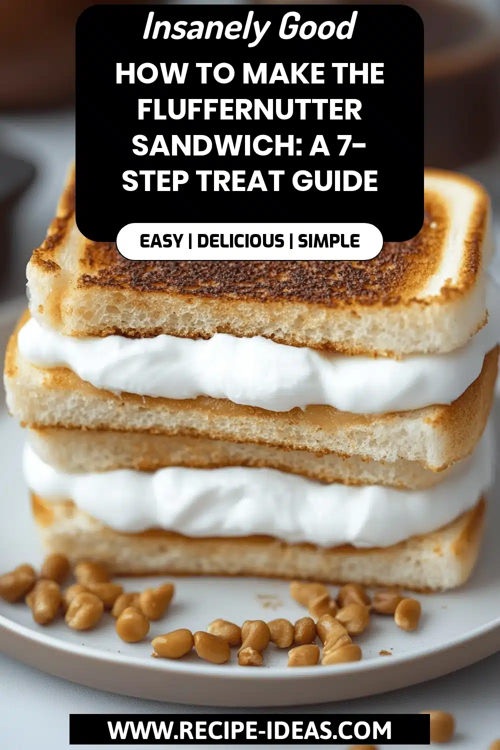 Fluffernutter Sandwich Recipe final dish beautifully presented and ready to serve