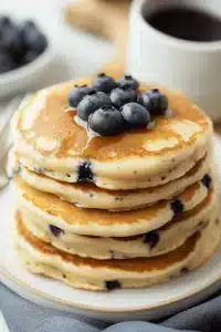 Fluffy Blueberry Pancakes