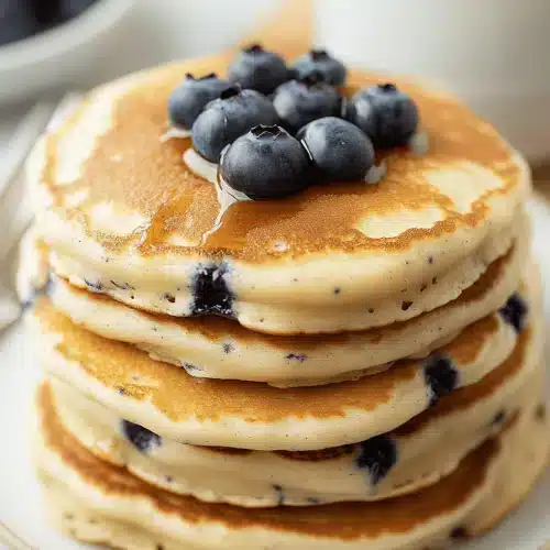 Fluffy Blueberry Pancakes