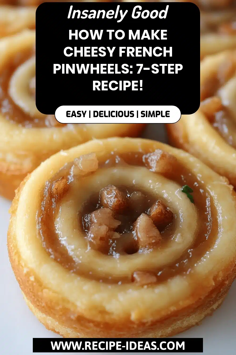 French Pinwheels Recipe final dish beautifully presented and ready to serve