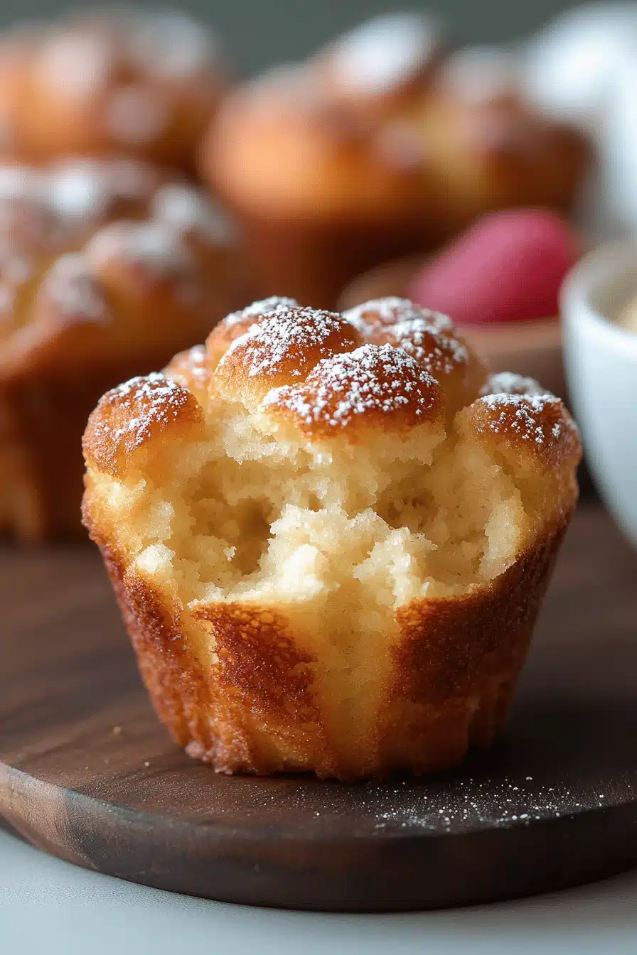 French Toast Muffins ingredients organized and measured on kitchen counter