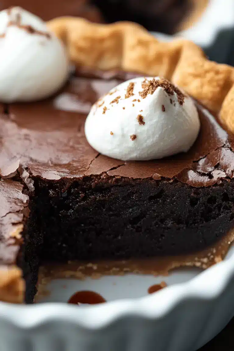 Fudgy Brownie Pie Tips