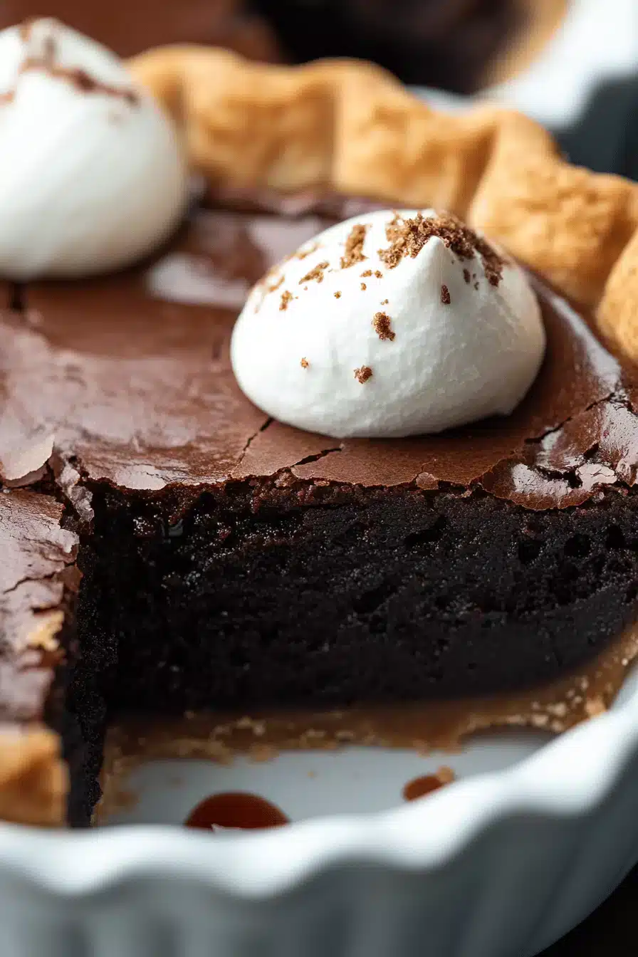 Fudgy Brownie Pie Tips