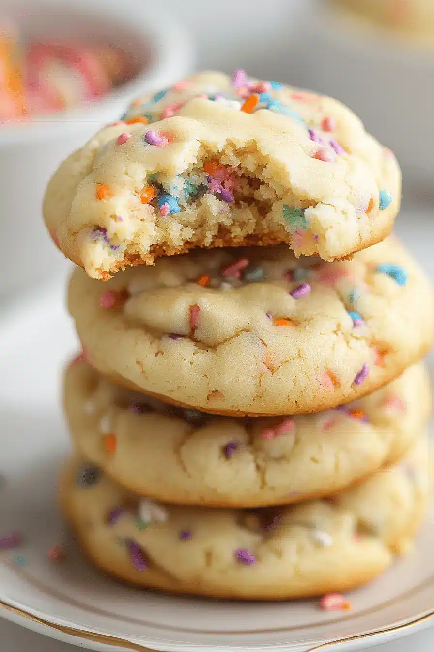 Funfetti Cake Mix Cookies