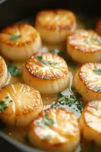 Garlic Lemon Butter Scallops