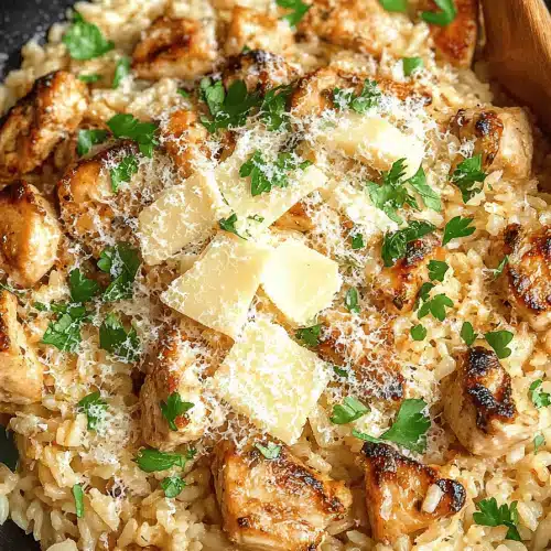 Garlic Parmesan Chicken Rice