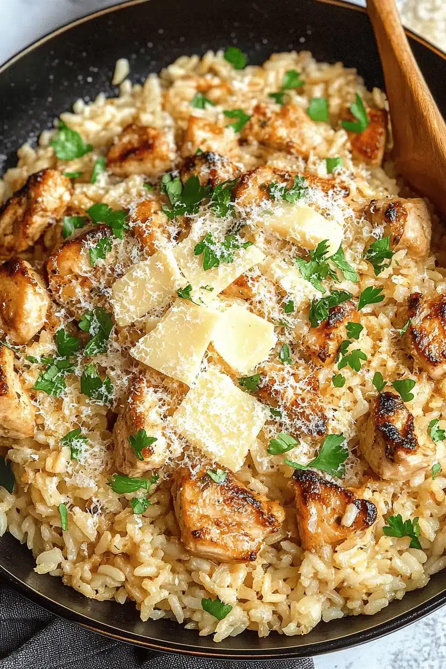 Garlic Parmesan Chicken Rice ingredients