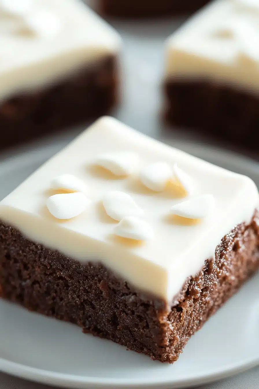 Gingerbread Sheet Cake slice on plate showing perfect texture and swirl pattern