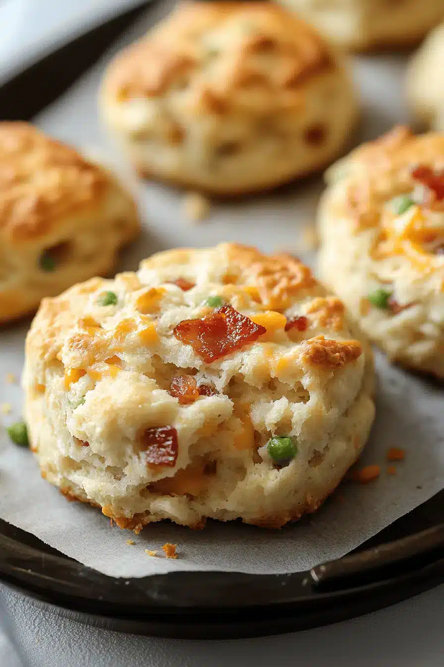 Gluten-Free Bacon Cheddar Biscuits