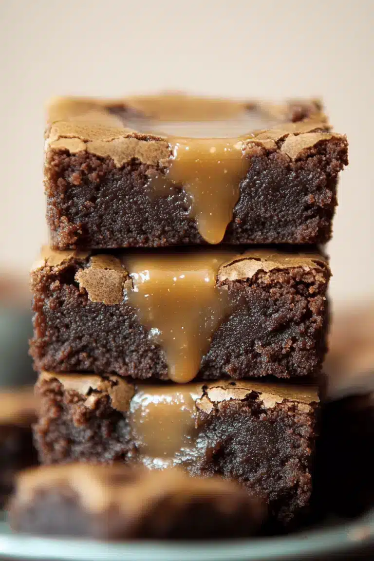 Gluten-Free Caramel Brownies