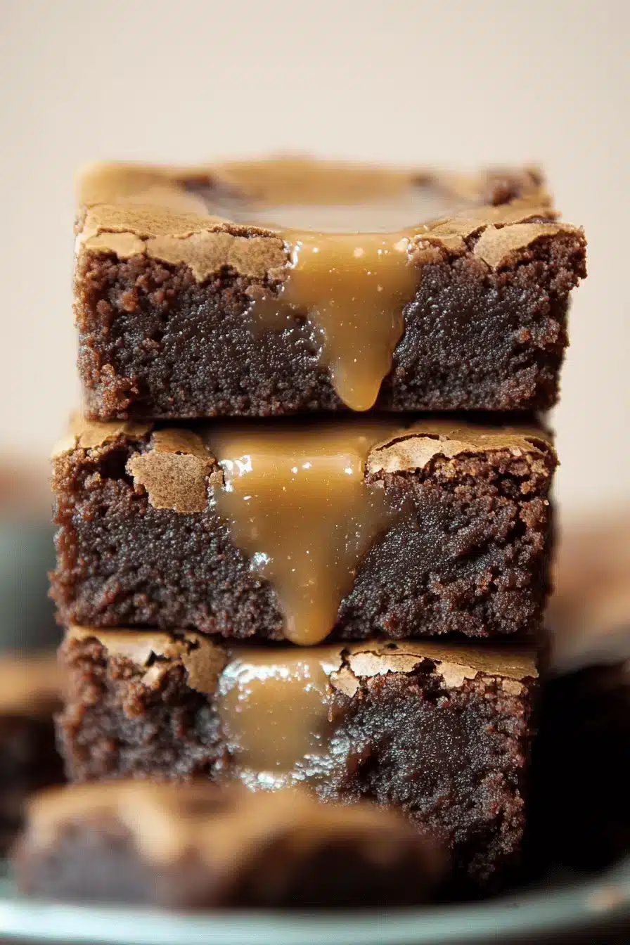 Gluten-Free Caramel Brownies