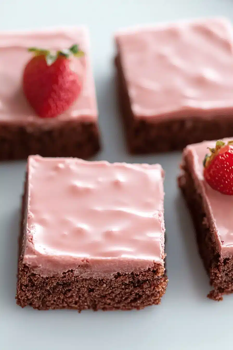 Gluten-Free Strawberry Brownies